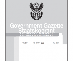 Government Gazette 18 March 2020 No.43107